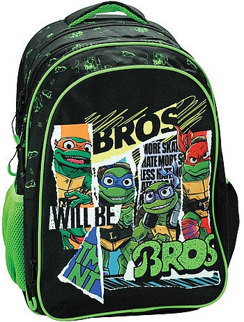 Sac à dos enfant polyester imprimé Tortue Ninja 43 cm