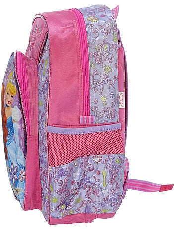 Sac à dos enfant polyester satiné imprimé Disney Princess 38 CM