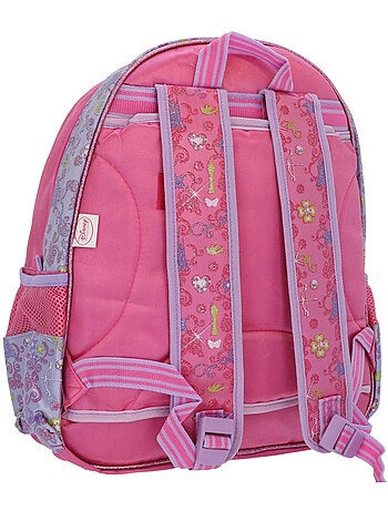 Sac à dos enfant polyester satiné imprimé Disney Princess 38 CM