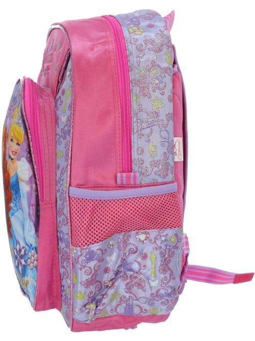 Sac à dos enfant  polyester satiné imprimé Disney Princess 38 CM - Kiabi