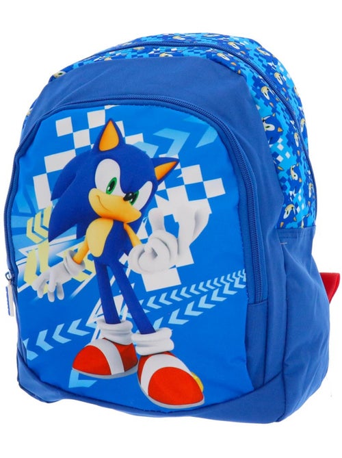 Sac à dos enfant Sonic avec poche zippée 38 cm - Kiabi Sac à dos enfant Sonic avec poche zippée 38 cm - Kiabi