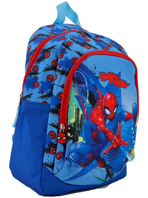 Sac à dos enfant Spiderman motif comics polyester - Kiabi