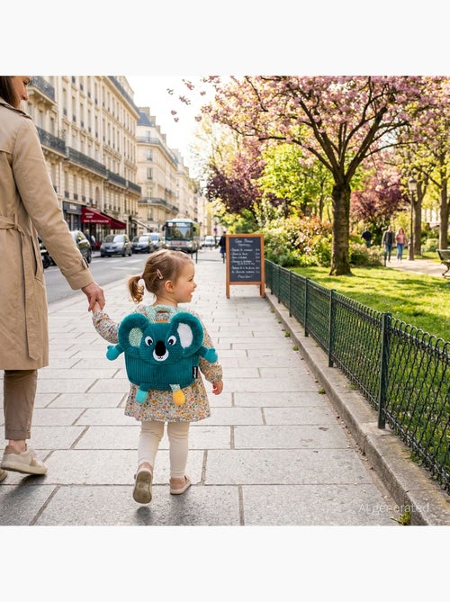 Sac à dos enfant velours - Kiabi