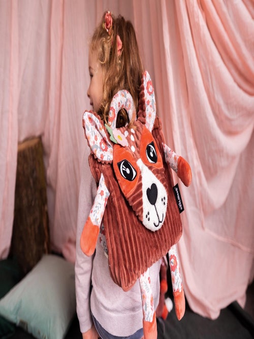 Sac à dos enfant velours - Kiabi