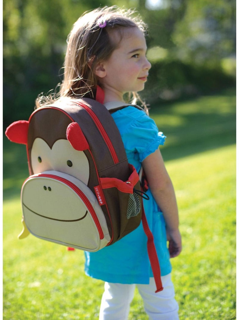 Sac à dos enfant Zoo singe marron Marron - Kiabi