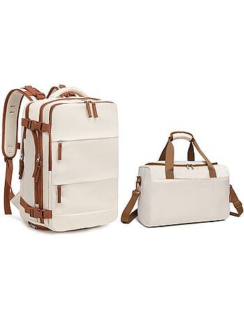 Sac à dos et sac de voyage ensemble 2 pièces polyester 25 l - kono