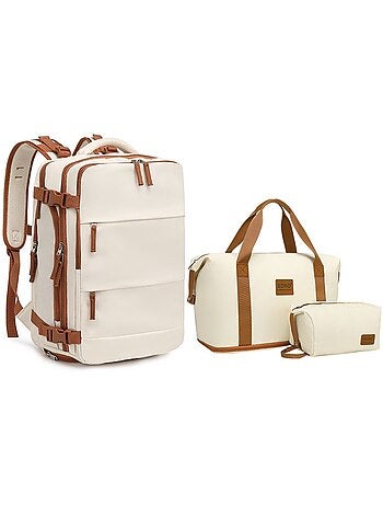 Sac à dos et sac de voyage ensemble 3 pièces polyester 25 l - kono