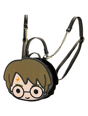 Sac à dos Face - Harry Potter Chibi - Brun - Taille Unique