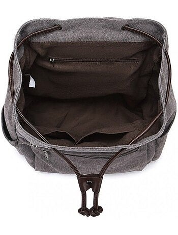 Sac à dos femme cuir pu rabat magnétique compatible a4 - kono