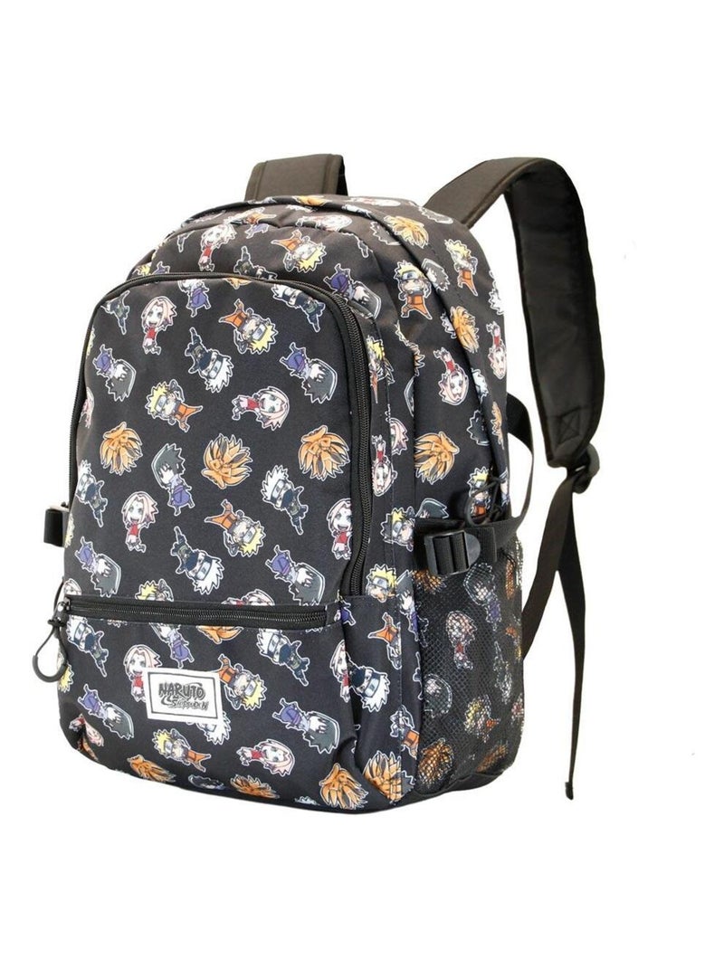 Sac à dos Fight FAN - Naruto Wind Noir - Kiabi