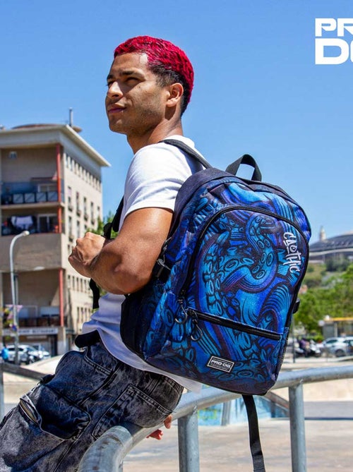 Sac à dos Fight FAN 2.0 - PRODG Caothic - Bleu - Taille Unique - Kiabi