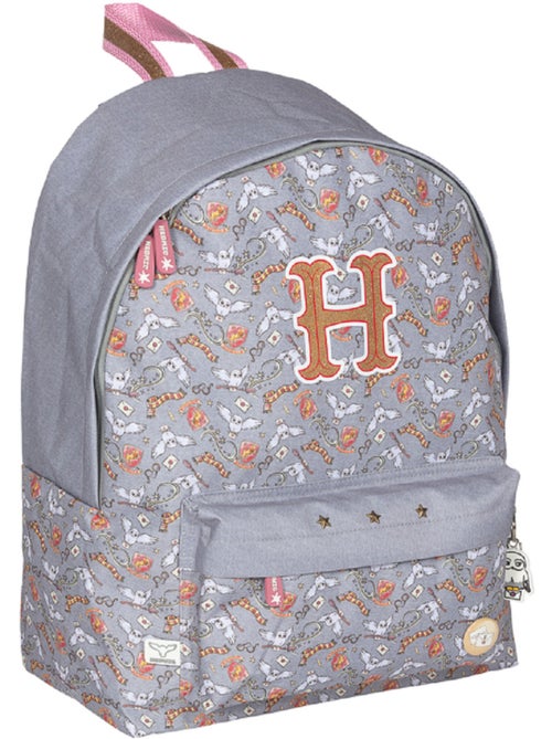 Sac à dos fille 1 compartiment HARRY POTTER Hedwig gris imprimé - Kiabi Sac à dos fille 1 compartiment HARRY POTTER Hedwig gris imprimé - Kiabi