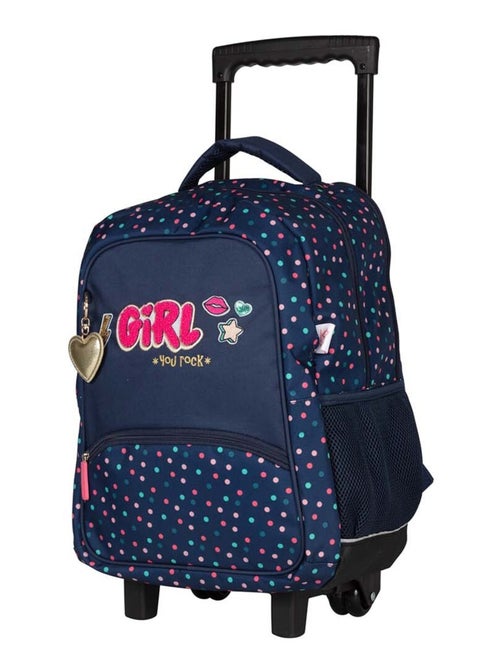 Sac à dos fille à roulettes KIP GIRL YOU ROCK - Kiabi