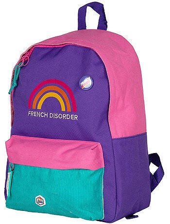 Sac à dos fille forme borne arc-en-ciel CMP 42x32x16 cm
