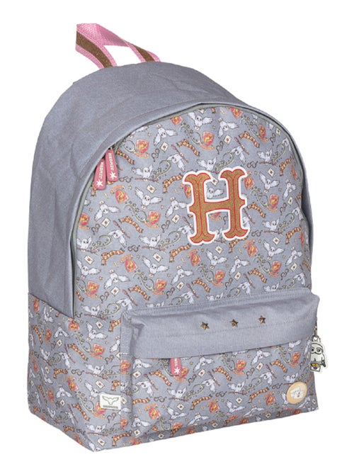 Sac à dos fille HARRY POTTER gris motif Hedwige - Kiabi