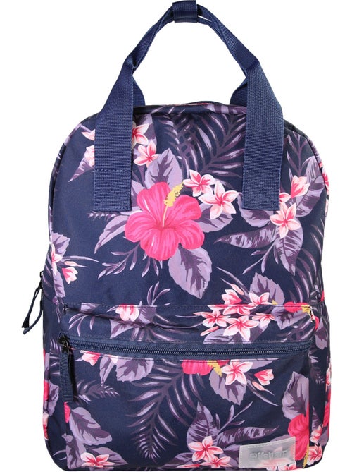 Sac à dos fille Offshore violet fleuri 1 compartiment - Kiabi Sac à dos fille Offshore violet fleuri 1 compartiment - Kiabi