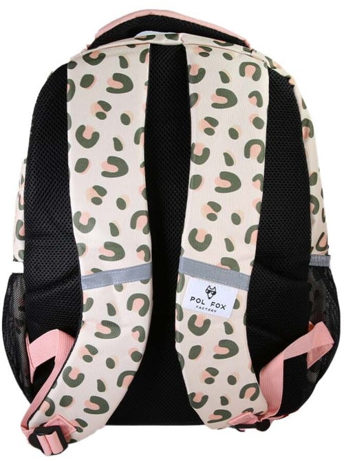 Sac à dos fille POL FOX CRUSH réversible 2 compartiments rose motif léopard - Kiabi Sac à dos fille POL FOX CRUSH réversible 2 compartiments rose motif léopard - Kiabi