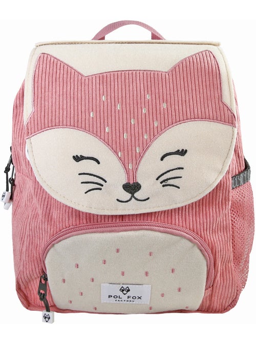 Sac à dos fille POL FOX FOXY réversible 1 compartiment rose maternelle - Kiabi Sac à dos fille POL FOX FOXY réversible 1 compartiment rose maternelle - Kiabi