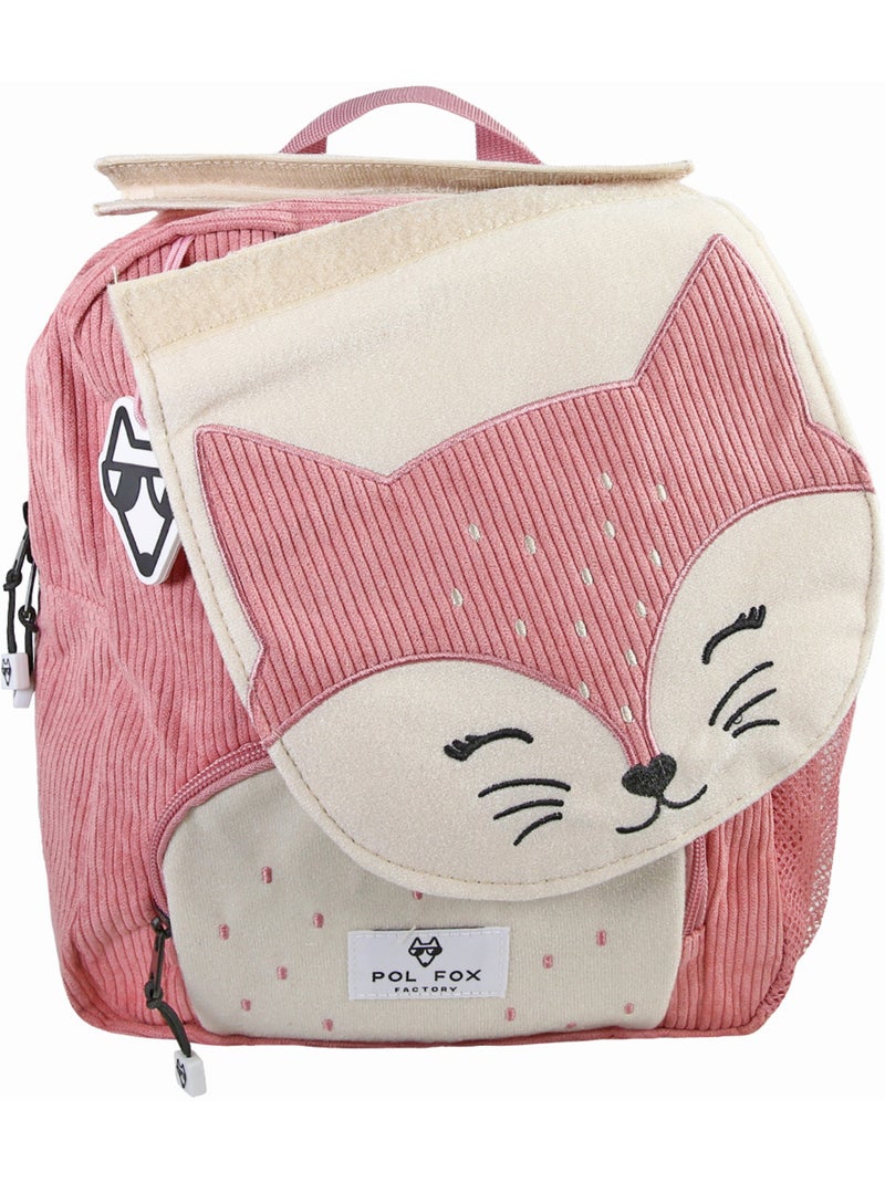 Sac à dos fille POL FOX FOXY réversible 1 compartiment rose maternelle Multicolore - Kiabi