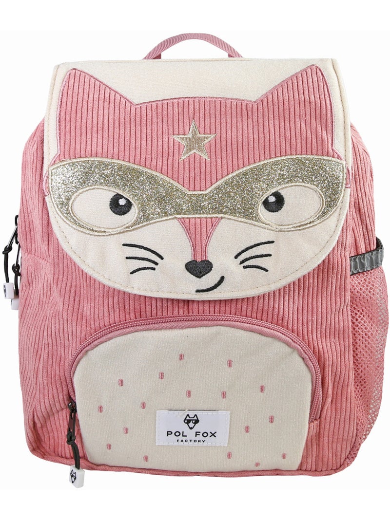 Sac à dos fille POL FOX FOXY réversible 1 compartiment rose maternelle Multicolore - Kiabi