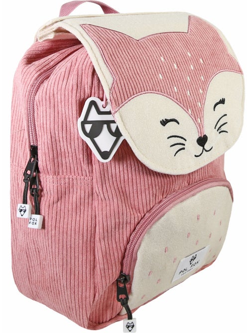 Sac à dos fille POL FOX FOXY réversible 1 compartiment rose maternelle - Kiabi Sac à dos fille POL FOX FOXY réversible 1 compartiment rose maternelle - Kiabi