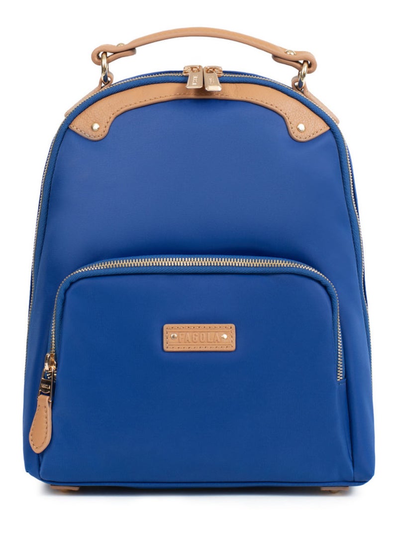 Sac à dos FIONA - Sac à dos - Matière déperlante Blanc Bleu marine - Kiabi
