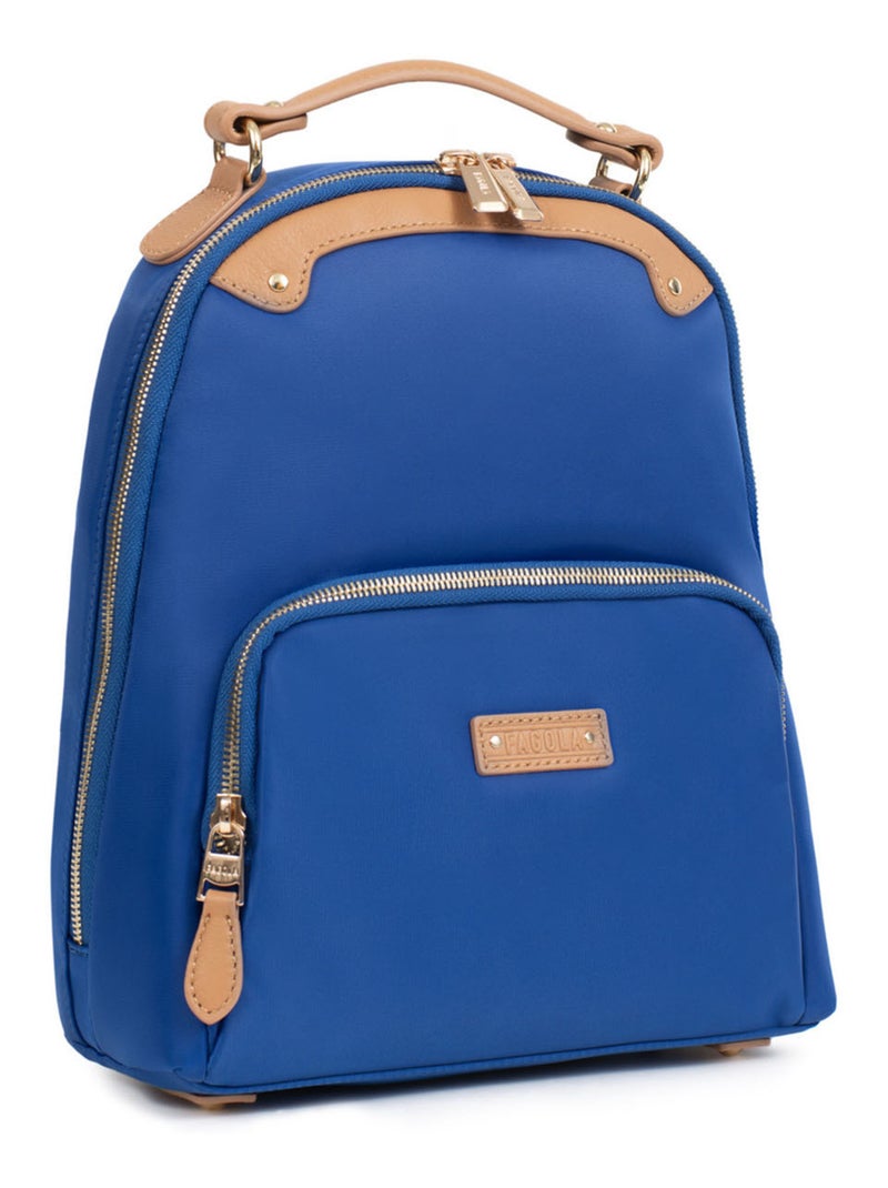 Sac à dos FIONA - Sac à dos - Matière déperlante Blanc Bleu marine - Kiabi