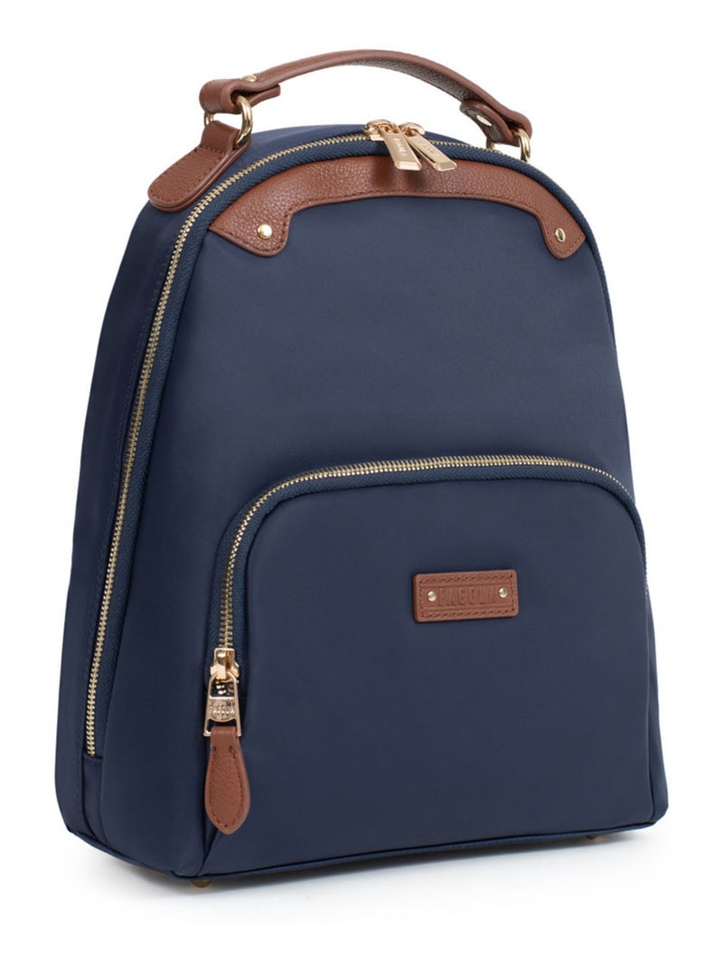 Sac à dos FIONA - Sac à dos - Matière déperlante Bleu Marron Bleu - Kiabi