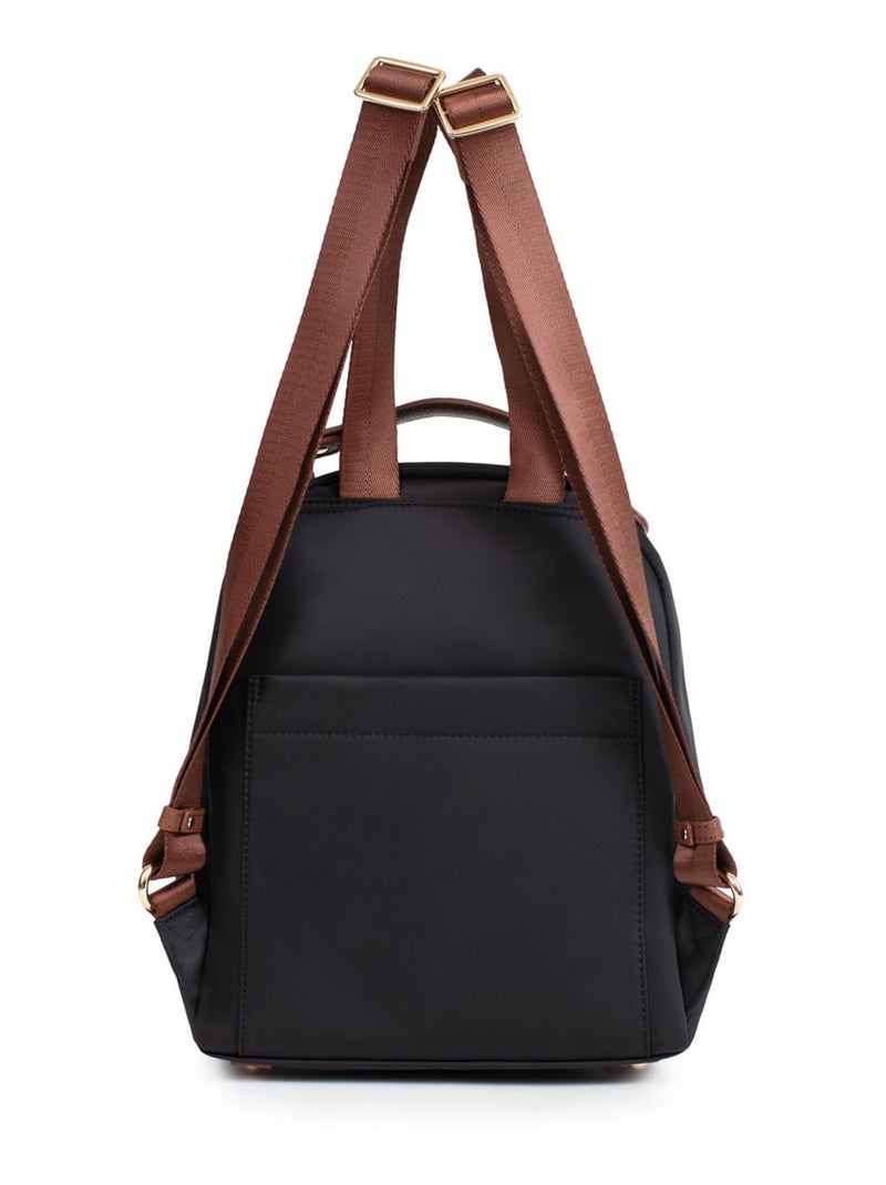 Sac à dos FIONA - Sac à dos - Matière déperlante Noir Marron - Kiabi