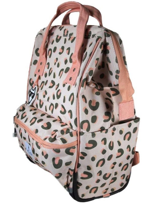 Sac à dos futé fille 1 compartiment POL FOX Crush rose motif léopard - Kiabi Sac à dos futé fille 1 compartiment POL FOX Crush rose motif léopard - Kiabi