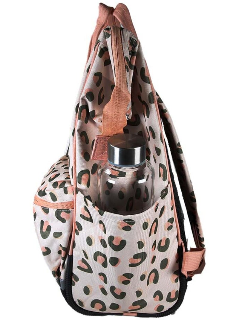 Sac à dos futé fille 1 compartiment POL FOX Crush rose motif léopard Rose - Kiabi