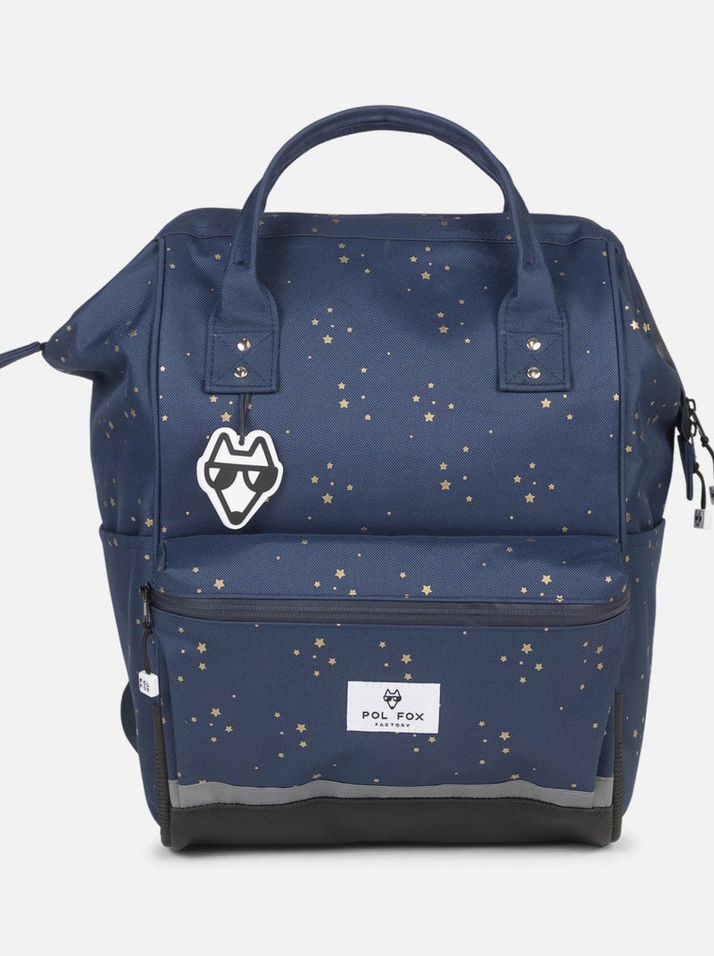 SAC A DOS FUTE POL FOX STAR BLUE Bleu gris - Kiabi