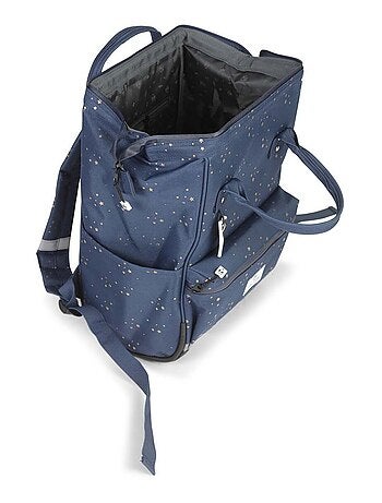 Sac à dos futé POL FOX STAR BLUE bleu marine à motifs étoiles