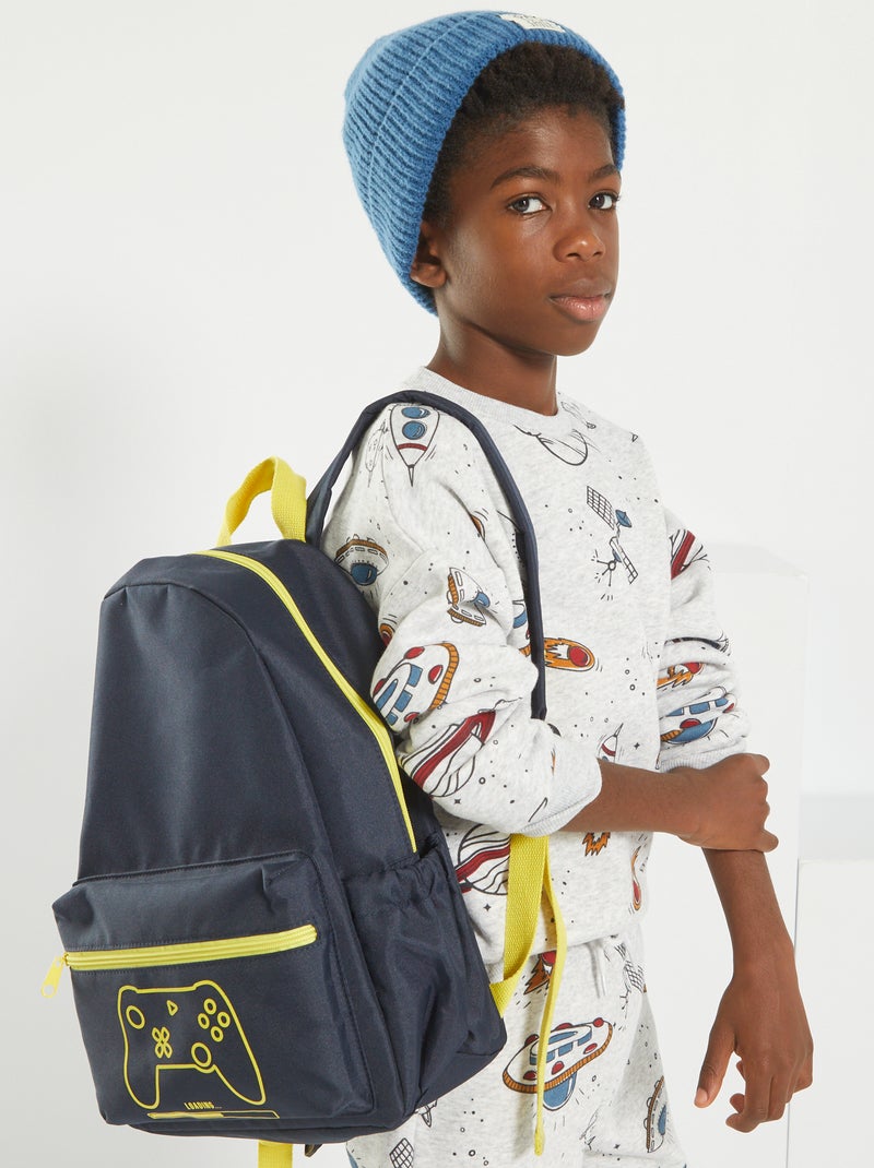 Sac à dos 'gaming' bleu - Kiabi