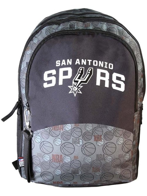 Sac à dos garçon NBA San Antonio Spurs gris et noir 2 compartiments - Kiabi Sac à dos garçon NBA San Antonio Spurs gris et noir 2 compartiments - Kiabi