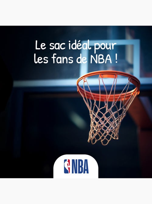 Sac à dos garçon NBA San Antonio Spurs gris et noir 2 compartiments - Kiabi Sac à dos garçon NBA San Antonio Spurs gris et noir 2 compartiments - Kiabi