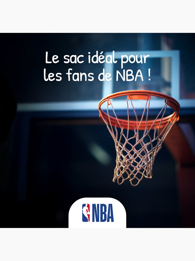 Sac à dos garçon NBA San Antonio Spurs gris et noir 2 compartiments Multicolore - Kiabi