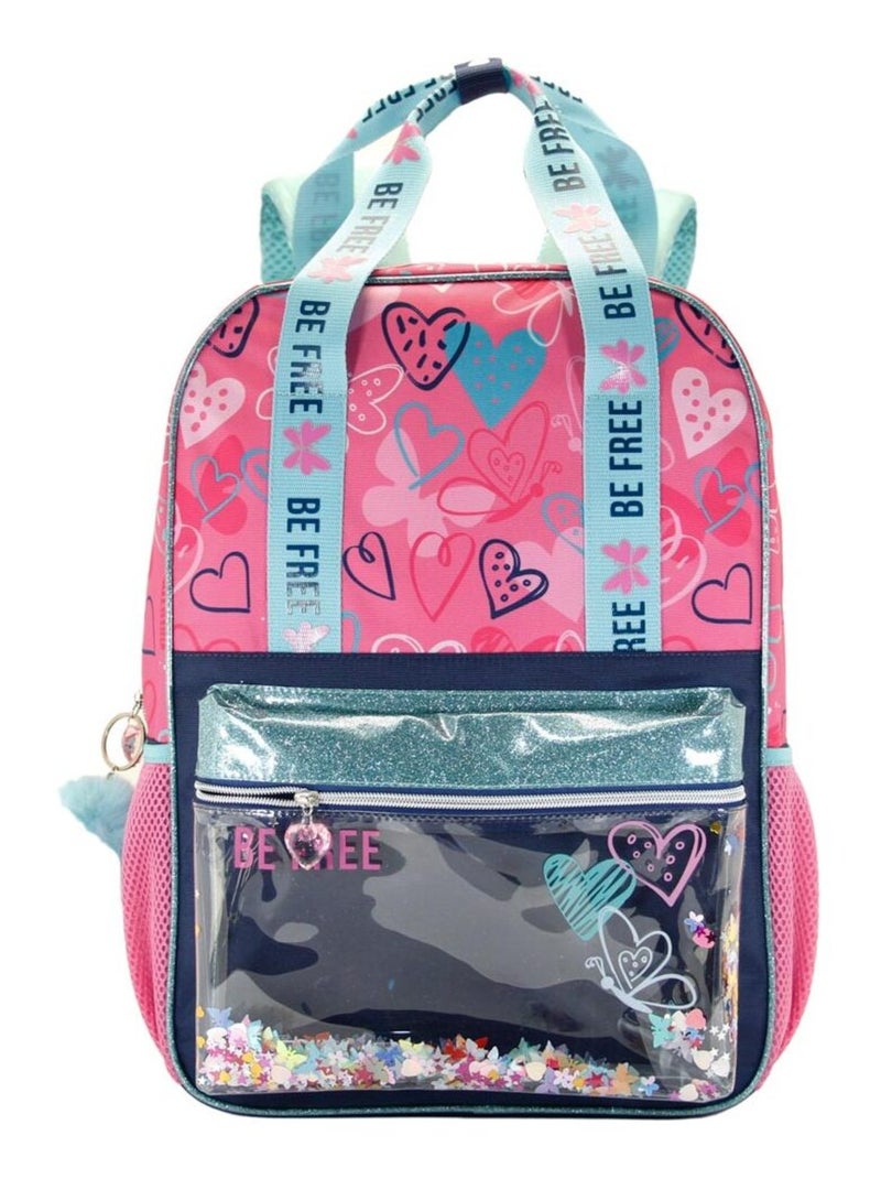 Sac à dos Glitter - Oh My Pop! Be Free - Rose - Taille Unique Rose - Kiabi