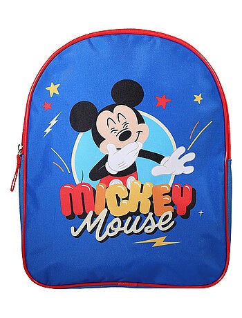Sac à dos goûter 31 cm bleu Mickey - Bagtrotter