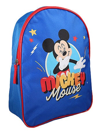 Sac à dos goûter 31 cm bleu Mickey - Bagtrotter