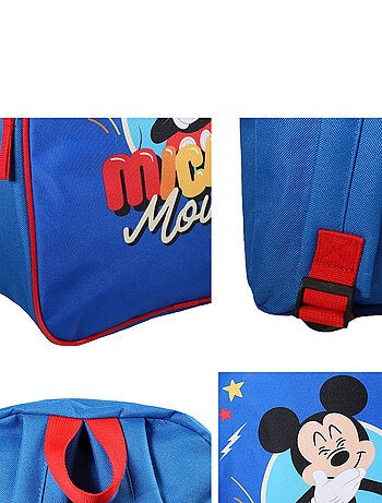 Sac à dos goûter 31 cm bleu Mickey - Bagtrotter