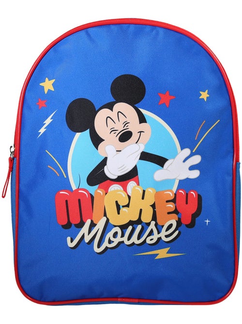 Sac à dos goûter  31 cm bleu  Mickey - Bagtrotter - Kiabi