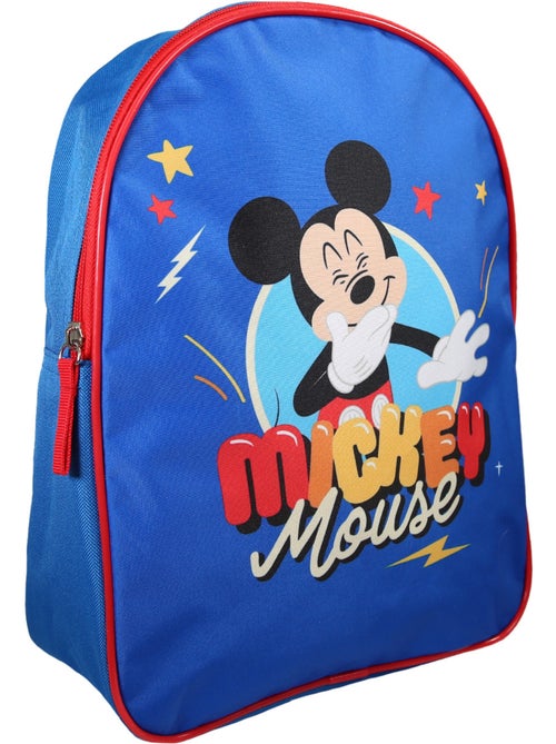 Sac à dos goûter  31 cm bleu  Mickey - Bagtrotter - Kiabi