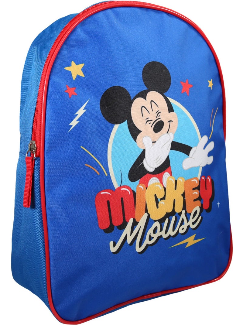 Sac à dos goûter  31 cm bleu  Mickey - Bagtrotter Bleu - Kiabi