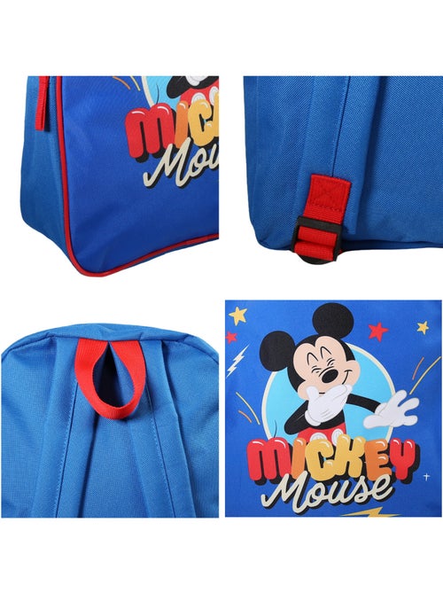 Sac à dos goûter  31 cm bleu  Mickey - Bagtrotter - Kiabi