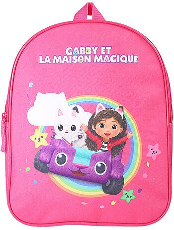 Sac à dos goûter 31 cm rose Gabby et La Maison Magique - Bagtrotter