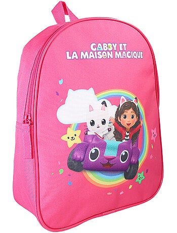 Sac à dos goûter 31 cm rose Gabby et La Maison Magique - Bagtrotter