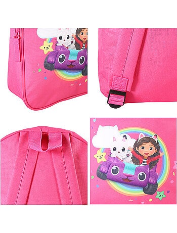 Sac à dos goûter 31 cm rose Gabby et La Maison Magique - Bagtrotter