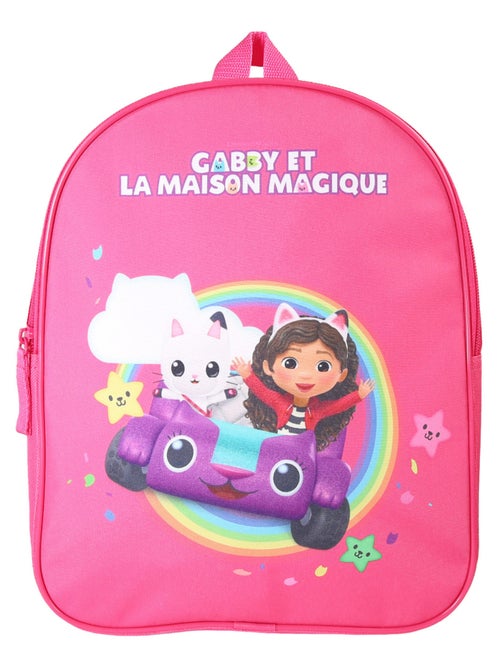 Sac à dos goûter  31 cm rose Gabby et La Maison Magique - Bagtrotter - Kiabi