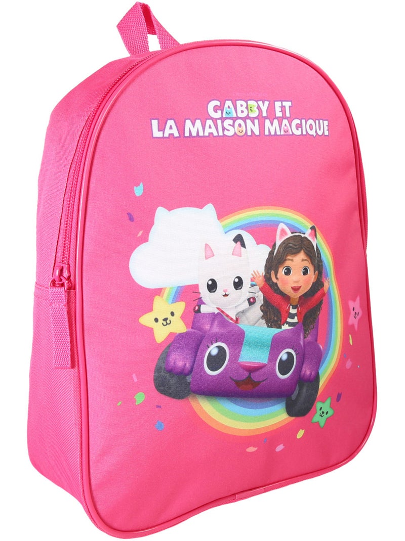 Sac à dos goûter  31 cm rose Gabby et La Maison Magique - Bagtrotter Rose - Kiabi
